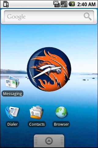 Denver Broncos Clock Android Entertainment