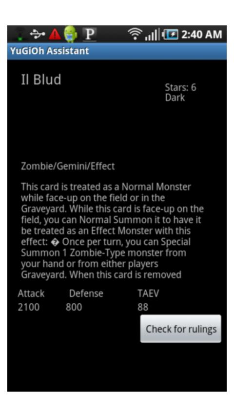 YuGiOh Assistant Android Entertainment