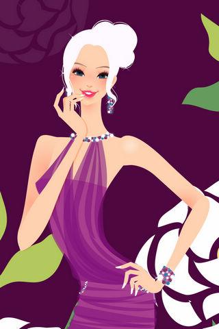 cartoon girl wallpapers Android Entertainment