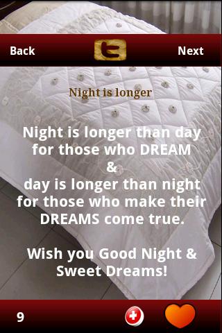 Good Night Greetings Android Entertainment