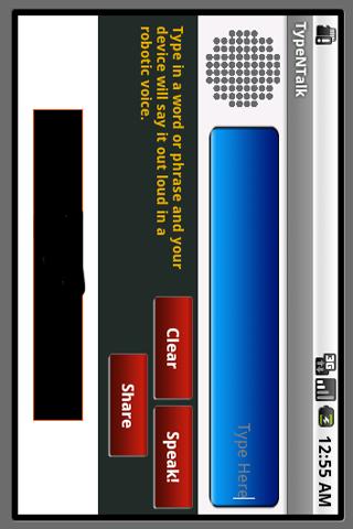 Type and Speak! Android Entertainment