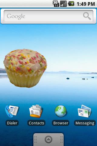 Cupcake Sticker Widget FREE