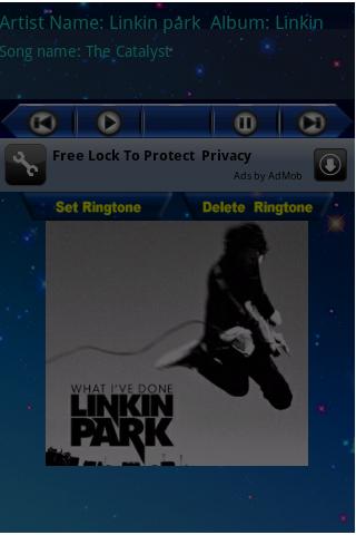 Ringtones of Linkin park Android Entertainment