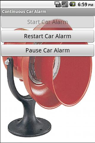 Continuous Car Alarm Android Entertainment