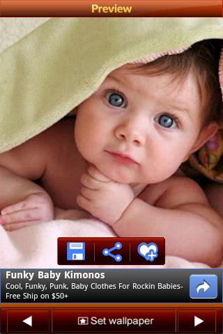 Simle Baby Wallpapers Android Entertainment