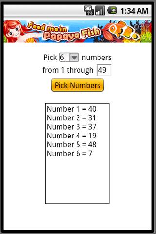 Lottery Picker II Android Entertainment