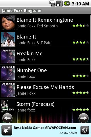 Jamie Foxx Ringtone Android Entertainment