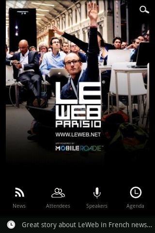 LeWeb Android Entertainment