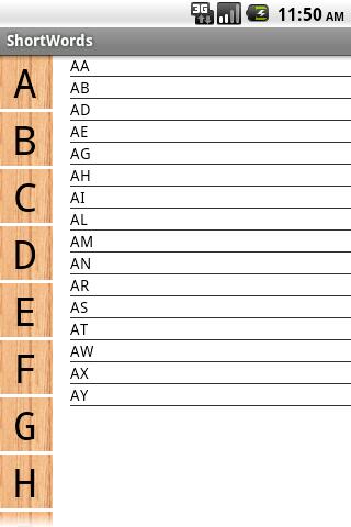 ShortWords Android Entertainment
