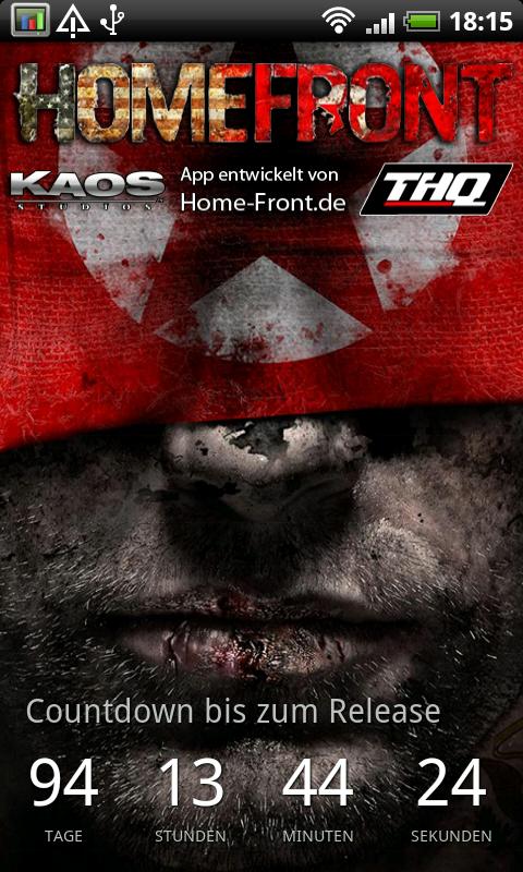 Homefront Countdown Android Entertainment