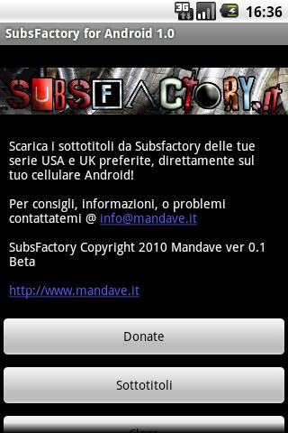 SubsFactory Android Entertainment