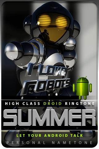 SUMMER nametone droid Android Entertainment