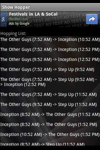 Show Hopper Android Entertainment