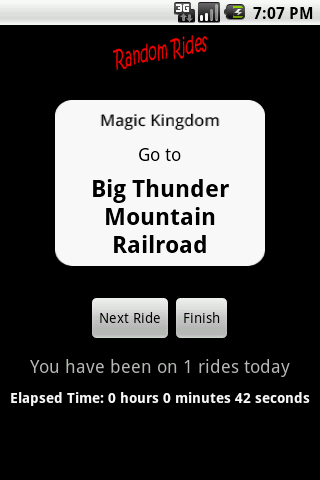 Random Rides – WDW Android Entertainment