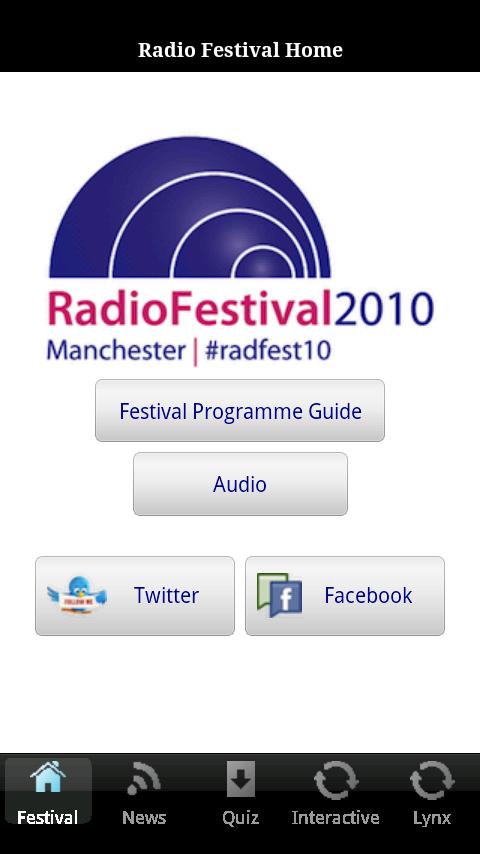 Radio Festival 2010 Android Entertainment