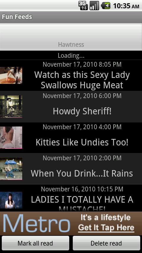 Fun Feeds Android Entertainment