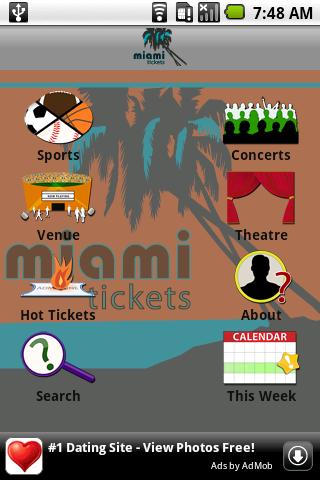 Miami Tickets Android Entertainment