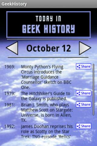 Today In Geek History Android Entertainment