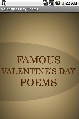Valentines Day Poems Android Entertainment