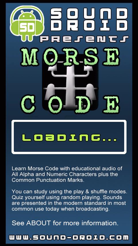 Morse Code Sound Droid Android Entertainment