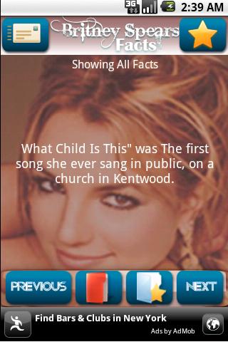Britney Spears Facts Android Entertainment