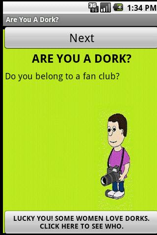 ARE YOU A DORK? Android Entertainment