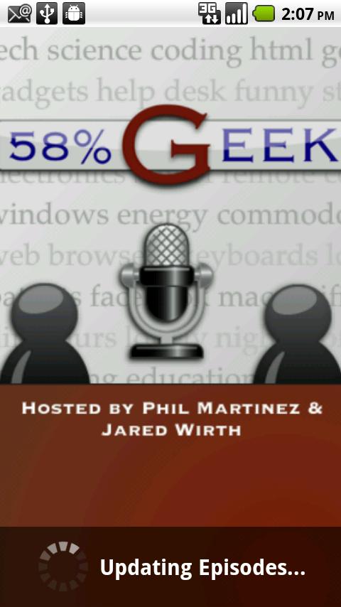 58% Geek Podcast App Android Entertainment