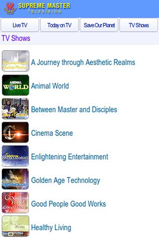 Supreme Master Television Android Entertainment