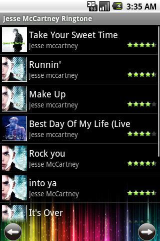 Jesse McCartney Ringtone Android Entertainment