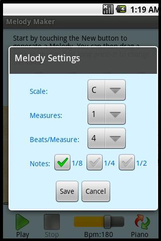 Melody Maker Android Entertainment