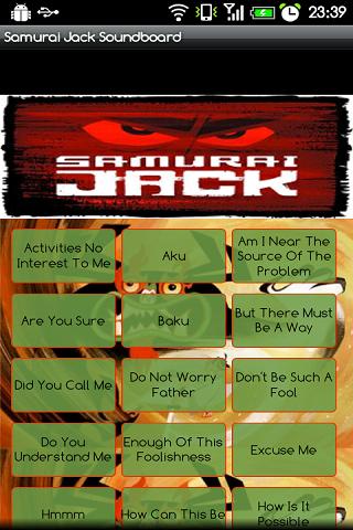 Samurai Jack Soundboard