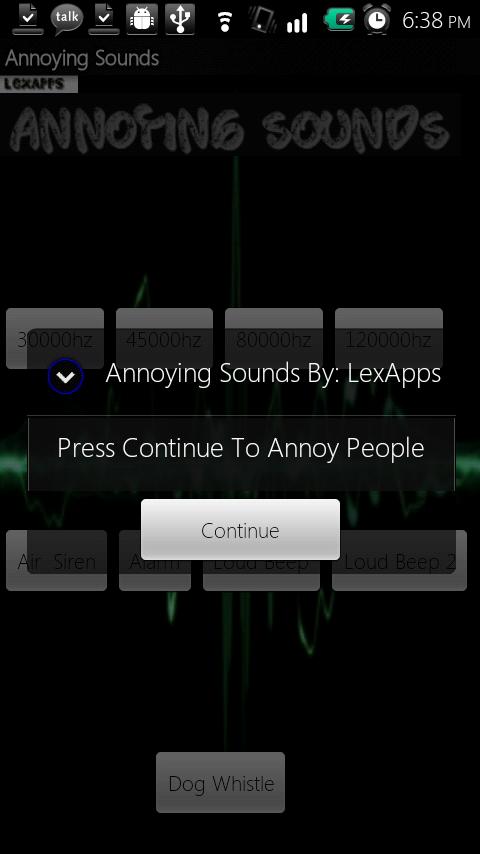 Annoying Sounds Android Entertainment