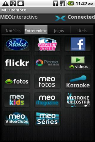 MEORemote Android Entertainment
