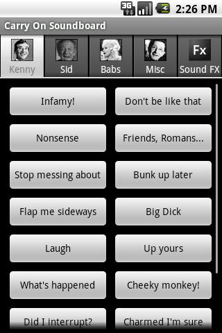 Carry On Soundboard Android Entertainment