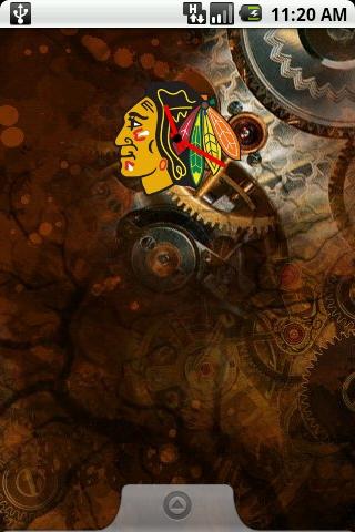 Chicago Blackhawks Clock Android Entertainment