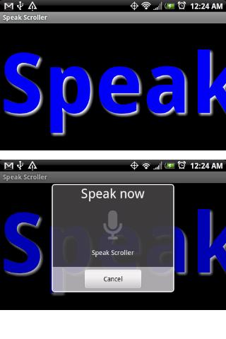 Speak Scroller Android Entertainment