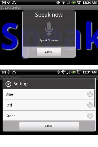 Speak Scroller Android Entertainment