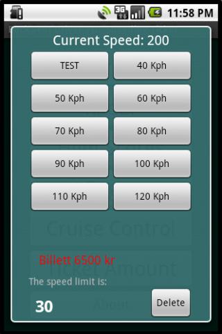 Speeding Ticket, Free Version