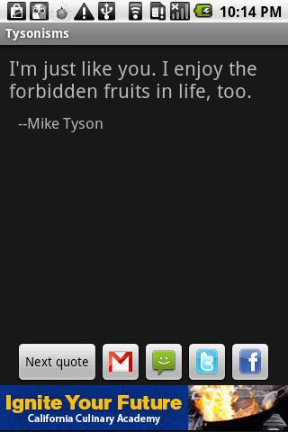 Tysonisms Android Entertainment