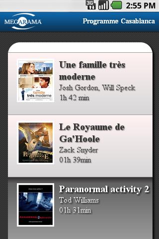 Program cinema Morocco Android Entertainment