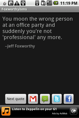 Foxworthyisms Android Entertainment