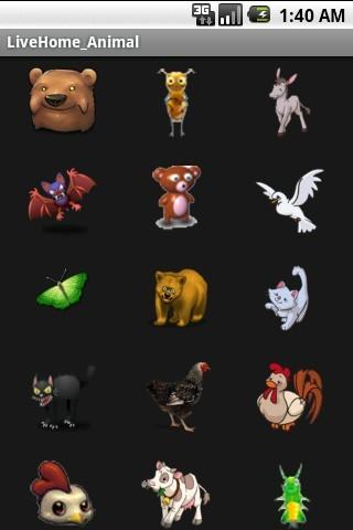 LiveHome_Animal Iconpkg Android Entertainment