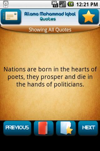 Allama Muhammad Iqbal Quotes Android Entertainment