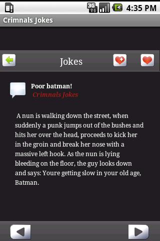 Criminal Jokes Android Entertainment