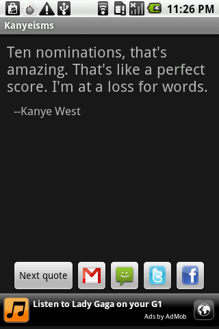 Kanyeisms Android Entertainment