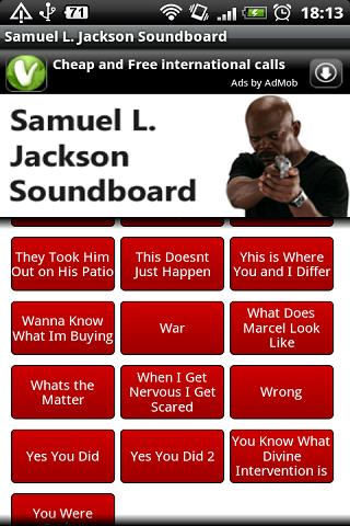 Samuel L. Jackson Soundboard Android Entertainment
