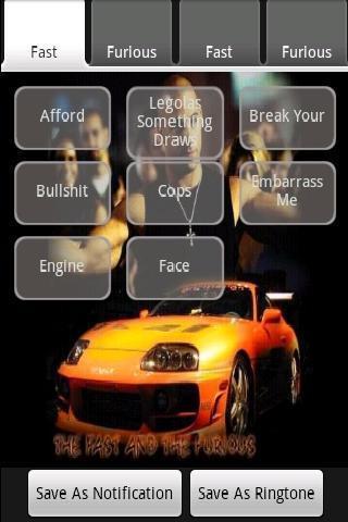Fast and Furious Soundboard Android Entertainment