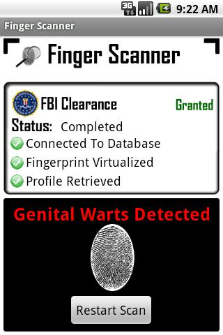 Fingerprint  Finger Scanner