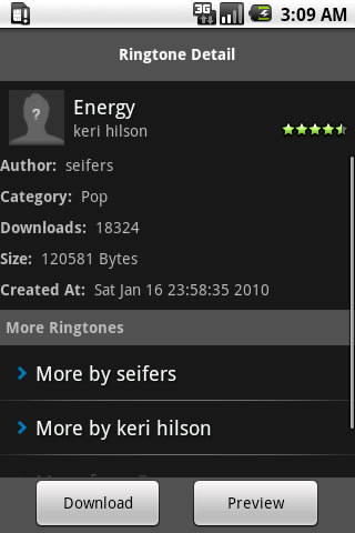 Keri Hilson Ringtones Android Entertainment