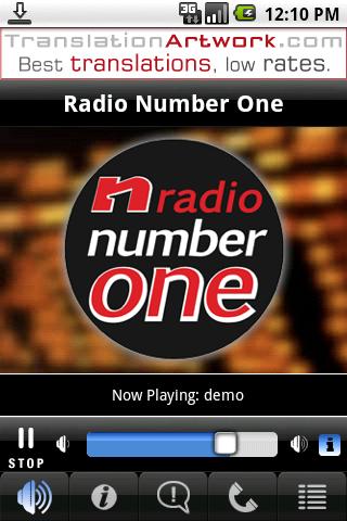 Radio Number One Android Entertainment
